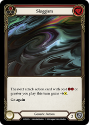 Sloggism (Red) [WTR221-C] Alpha Print Rainbow Foil Flesh And Blood Single Flesh And Blood   