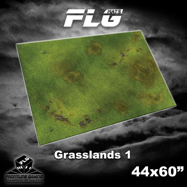 Frontline Gaming: Mats - Grasslands 1 44"x60" Gaming Mat FLG