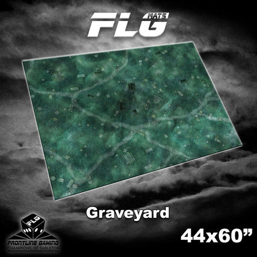 Frontline Gaming: Mats - Graveyard 44"x60" Gaming Mat FLG