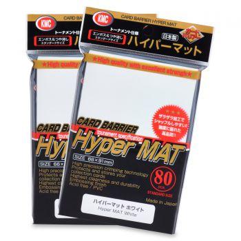KMC: Hyper Mat White 80Ct Playmats KMC Sleeves