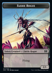 Faerie Rogue // Soldier Double-Sided Token [Tokens] Double Masters 2022 Tokens MTG Single Magic: The Gathering