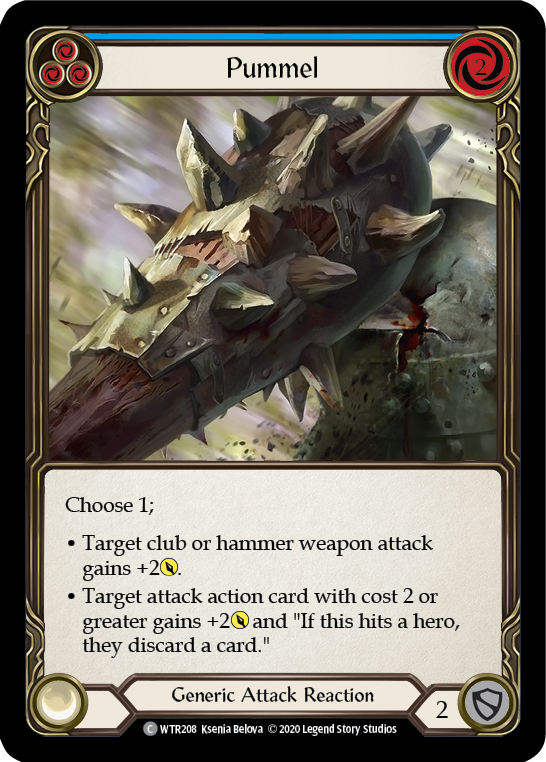 Pummel (Blue) [WTR208] Unlimited Edition Normal Flesh And Blood Single Flesh And Blood   
