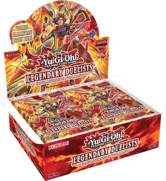 Yu‑Gi‑Oh! Legendary Duelists: Soulburning Volcano Booster Box (1st Edition) Yugioh Sealed Yu-Gi-Oh!   