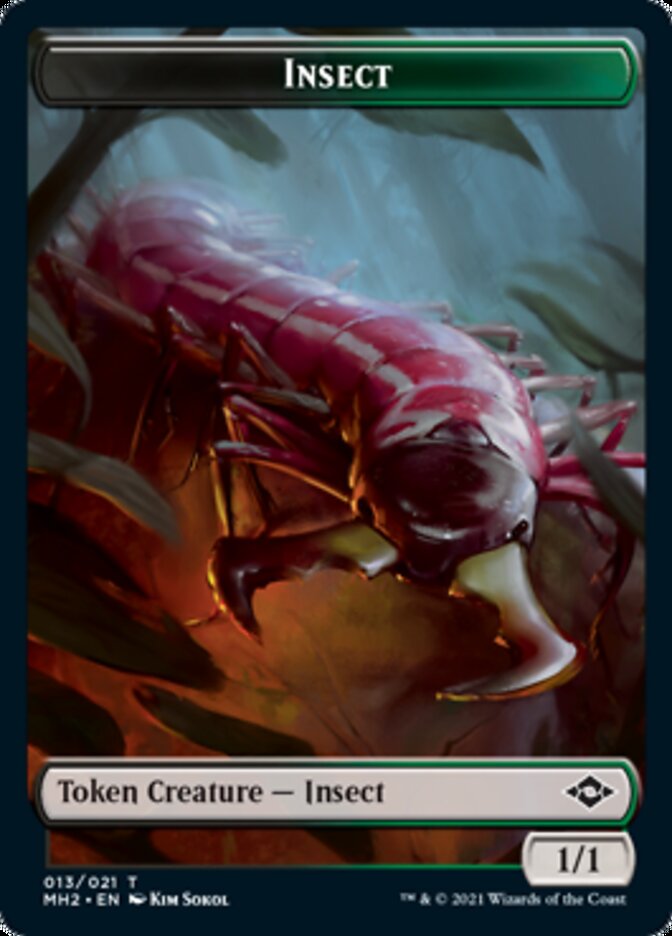 Insect // Treasure (21) Double-Sided Token [Tokens] Modern Horizons 2 Tokens MTG Single Magic: The Gathering