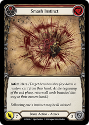 Smash Instinct (Red) [WTR026-C] Alpha Print Normal Flesh And Blood Single Flesh And Blood   