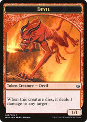 Devil // Satyr Double-Sided Token [Challenger Decks 2020 Tokens] MTG Single Magic: The Gathering   