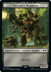 Spawn // Astartes Warrior Double-Sided Token [Tokens] Warhammer 40,000 Tokens MTG Single Magic: The Gathering