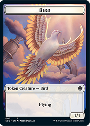 Bird // Spirit Double-Sided Token [Starter Commander Decks] MTG Single Magic: The Gathering   