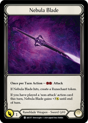 Nebula Blade // Teklo Plasma Pistol [U-ARC077 // U-ARC003] (Arcane Rising Unlimited) Flesh And Blood Single Flesh And Blood   