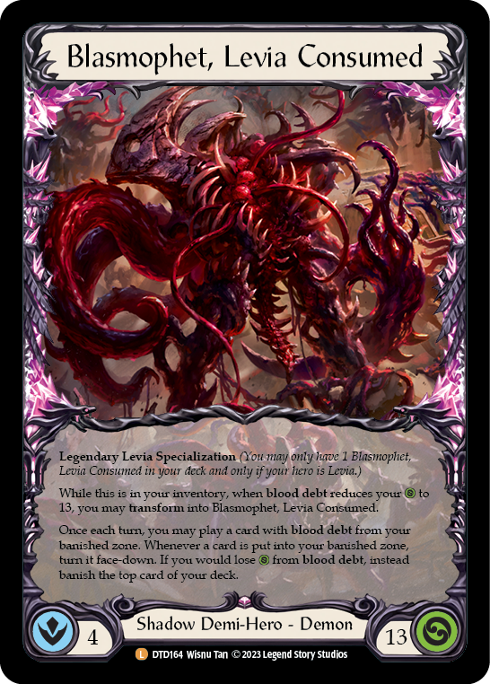 Levia, Redeemed // Blasmophet, Levia Consumed [DTD164] (Dusk Till Dawn) Flesh And Blood Single Flesh And Blood   