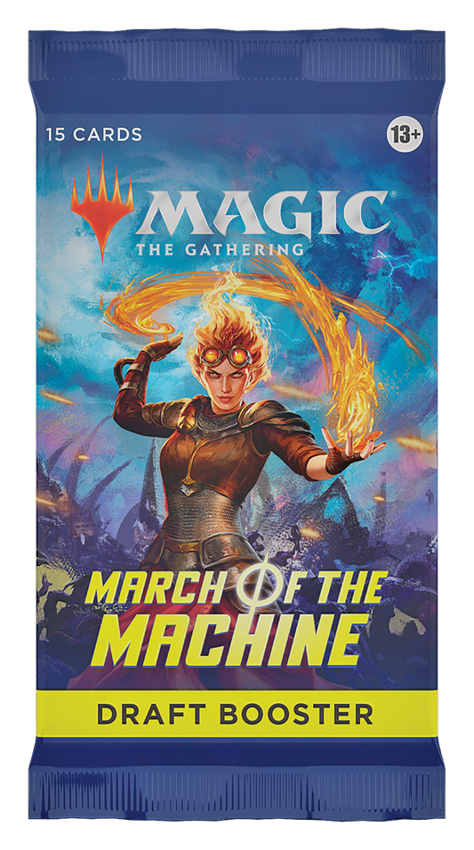 MTG March of the Machine Draft Booster Pack MTG Sealed Magic: The Gathering   