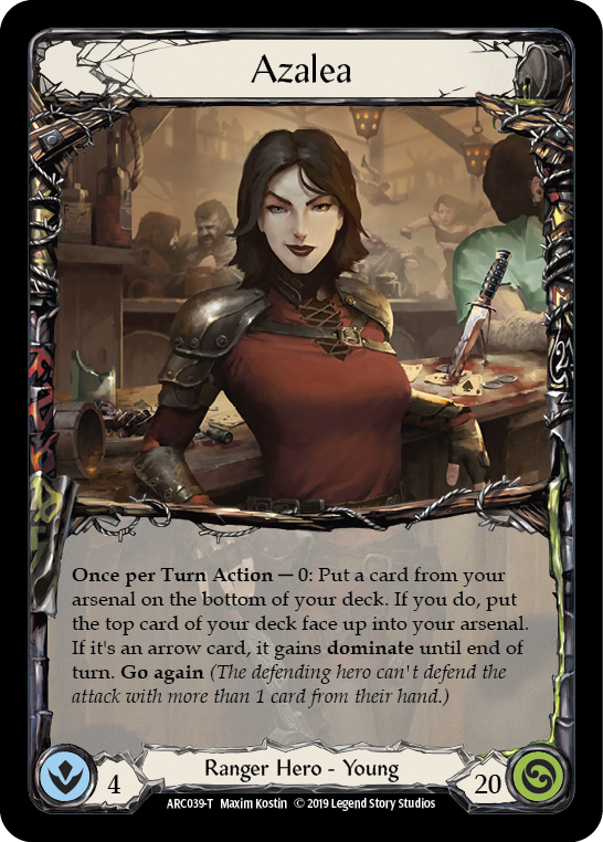 Azalea // Dash, Inventor Extraordinaire [ARC039 // ARC001] (Arcane Rising)  1st Edition Normal Flesh And Blood Single Flesh And Blood   