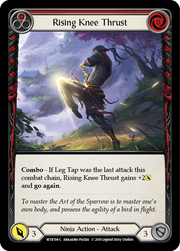 Rising Knee Thrust (Red) [WTR104-C] Alpha Print Normal Flesh And Blood Single Flesh And Blood   