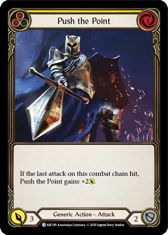 Push the Point (Yellow) [ARC189] Unlimited Edition Normal Flesh And Blood Single Flesh And Blood   