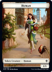Human // Insect Double-Sided Token [Challenger Decks 2021 Tokens] MTG Single Magic: The Gathering   