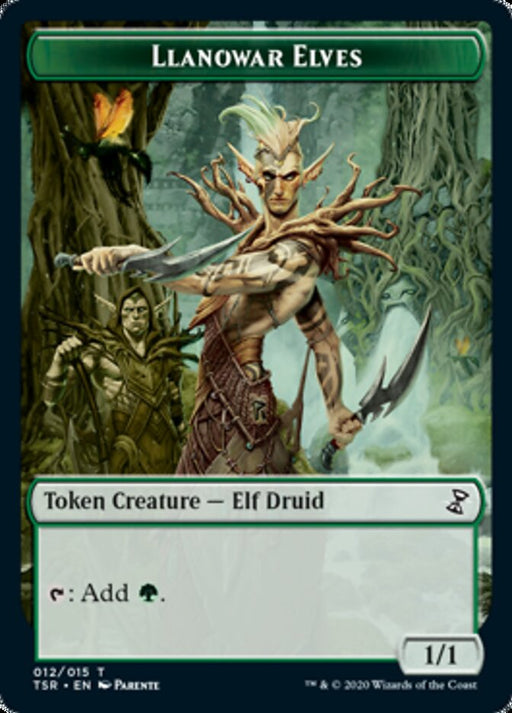 Llanowar Elves Token [Tokens] Time Spiral Remastered Tokens MTG Single Magic: The Gathering