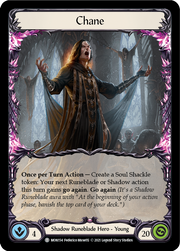 Chane, Bound by Shadow // Chane [MON153 // MON154] 1st Edition Normal Flesh And Blood Single Flesh And Blood   