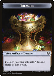 Treasure // Clue Double-Sided Token [Pioneer Challenger Decks 2022] MTG Single Magic: The Gathering   