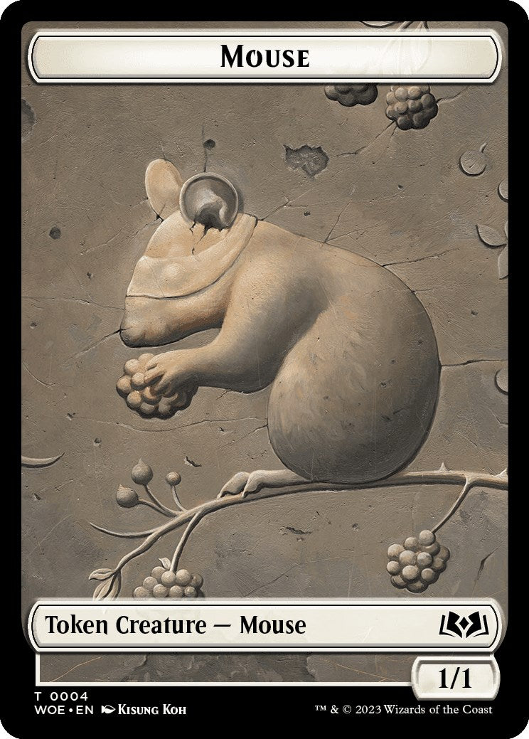 Mouse Token [Wilds of Eldraine Tokens] High End MTG Single Magic: The Gathering