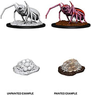 D&D Nolzur's Marvelous Miniatures: W12 Giant Spider & Egg Clutch Unpainted Miniatures WizKids