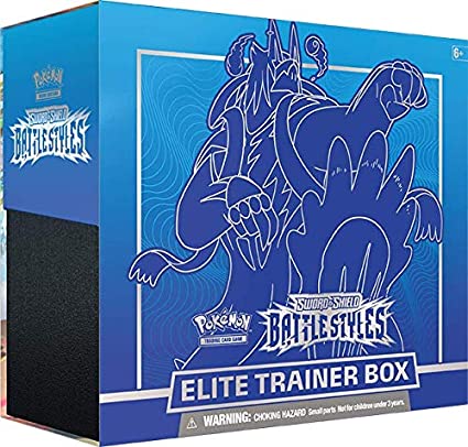 Pokémon Sword & Shield - Battle Styles Blue Elite Trainer Box Pokemon Sealed The Pokémon Company   