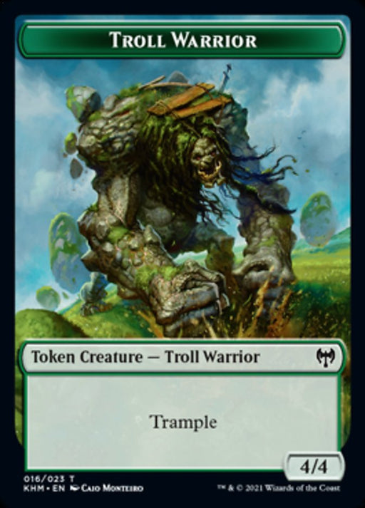 Troll Warrior Token [Tokens] Kaldheim Tokens MTG Single Magic: The Gathering