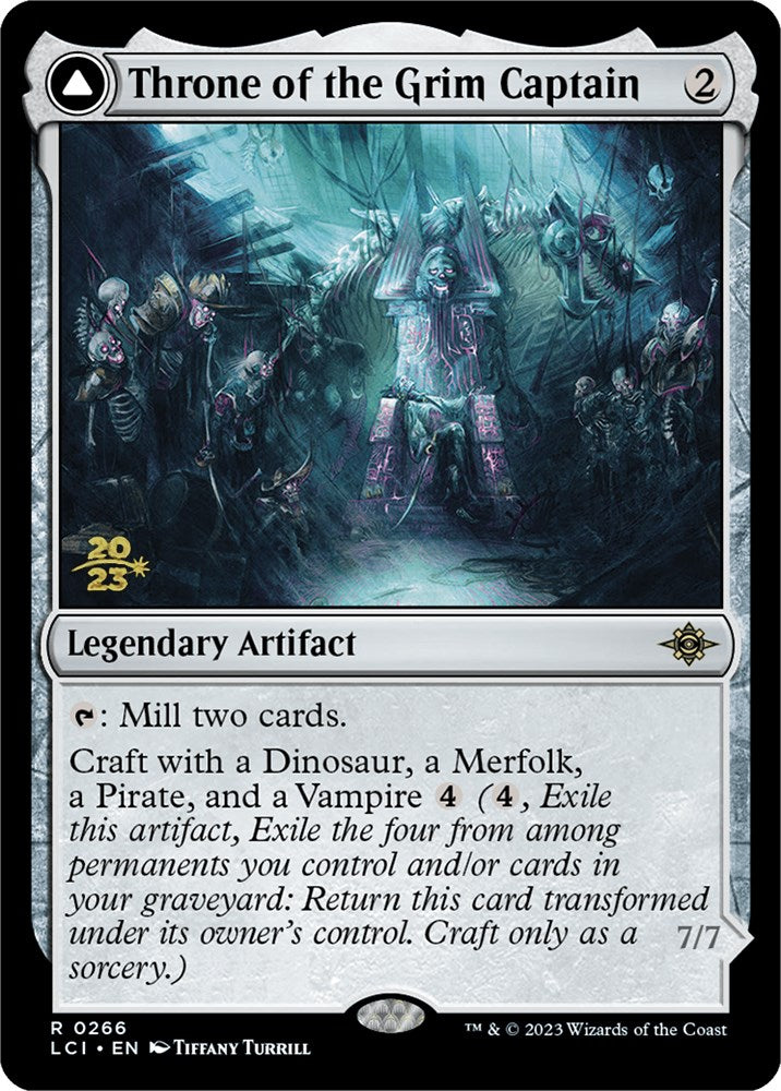Throne of the Grim Captain (PRE-266) [The Lost Caverns of Ixalan Promos] Foil MTG Single Wizards of the Coast