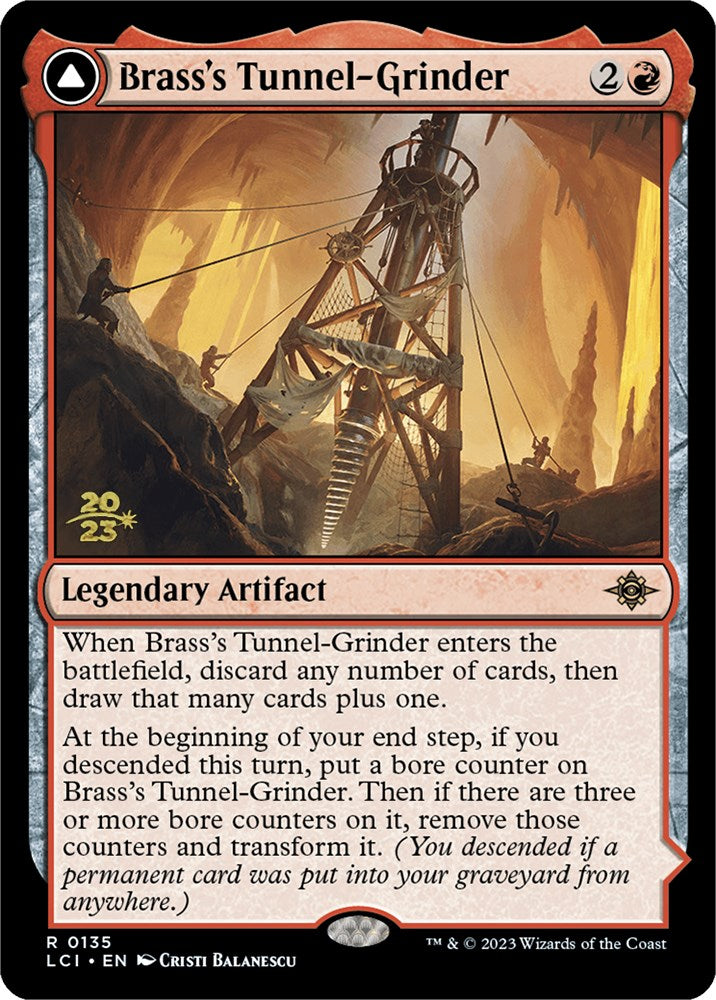 Brass's Tunnel-Grinder (PRE-135) [The Lost Caverns of Ixalan Promos] Foil MTG Single Wizards of the Coast