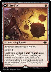 Dire Flail (PRE-145) [The Lost Caverns of Ixalan Promos] Foil MTG Single Wizards of the Coast