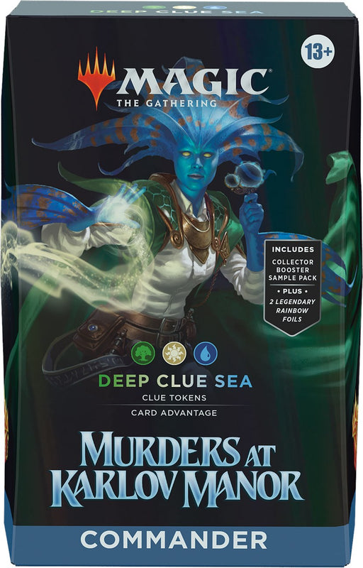MTG Murders at Karlov Manor - Commander Deck (Deep Clue Sea) MTG Sealed Magic: The Gathering   