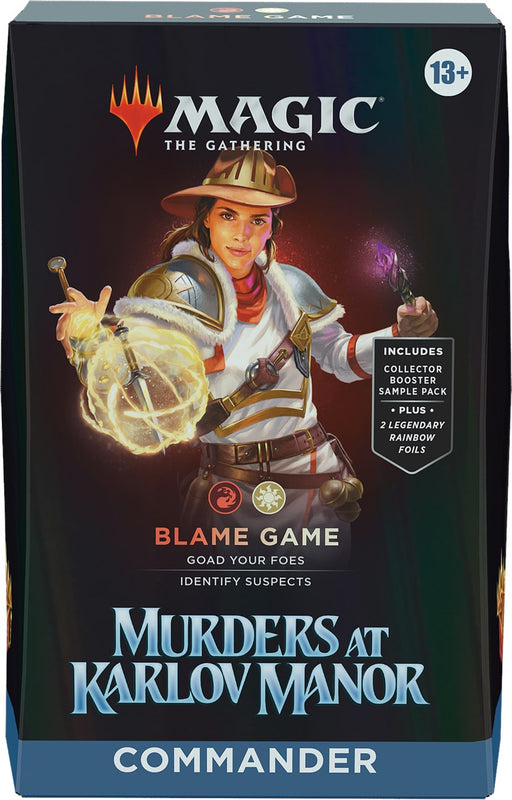 MTG Murders at Karlov Manor - Commander Deck (Blame Game) MTG Sealed Magic: The Gathering   
