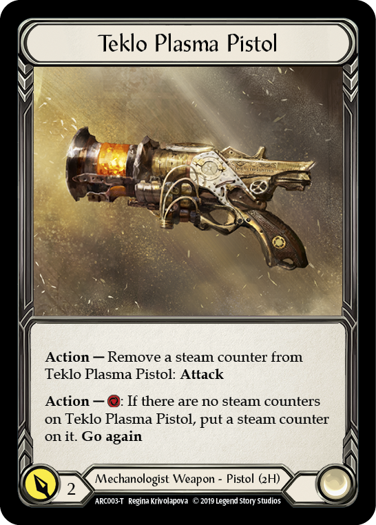 Kano // Teklo Plasma Pistol [ARC114-T // ARC003-T] 1st Edition Normal Flesh And Blood Single Flesh And Blood   