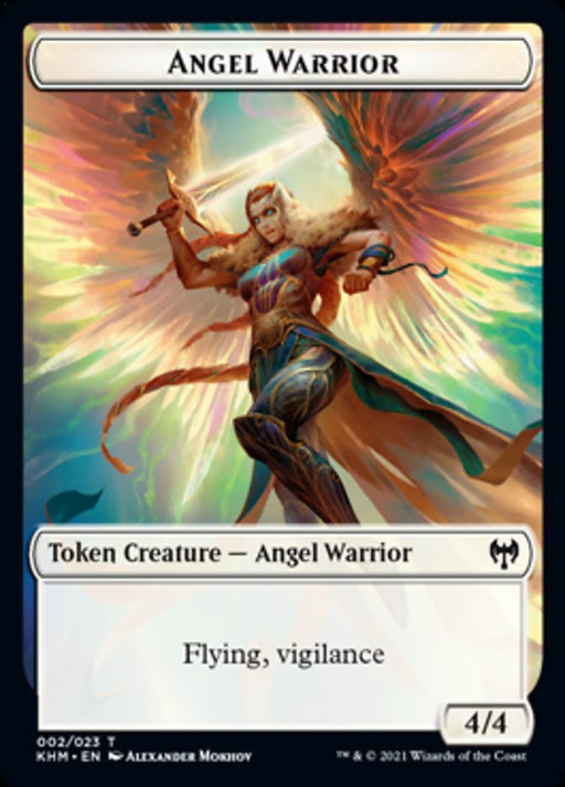 Angel Warrior Token [Tokens] Kaldheim Tokens MTG Single Magic: The Gathering