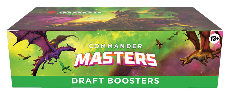 MTG Commander Masters Draft Booster Box MTG Sealed Magic: The Gathering   
