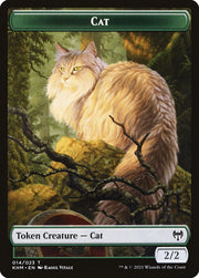Treasure // Cat Double-Sided Token [Tokens] Kaldheim Tokens MTG Single Magic: The Gathering