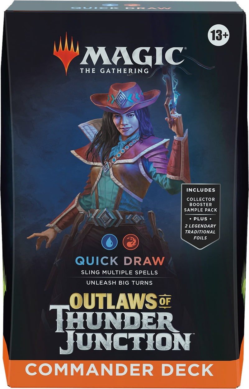 MTG Outlaws of Thunder Junction - Commander Deck (Quick Draw) MTG Sealed Magic: The Gathering   