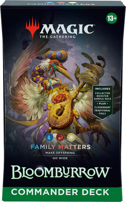 MTG Bloomburrow - Commander Deck (Family Matters) MTG Sealed Magic: The Gathering   