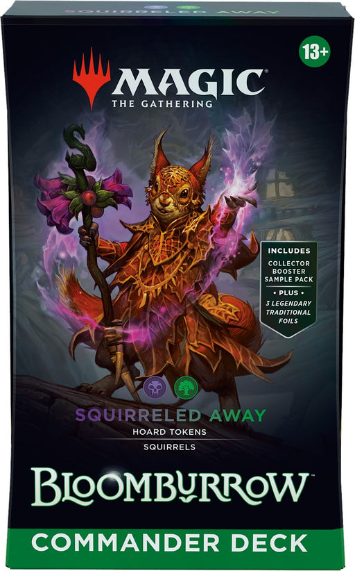 MTG Bloomburrow - Commander Deck (Squirreled Away) MTG Sealed Magic: The Gathering   