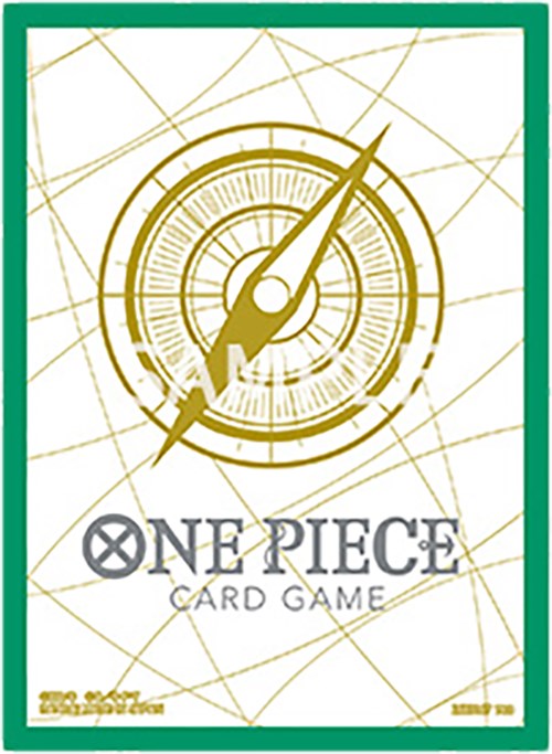 One Piece Card Sleeves - Card Back Standard Green 70Ct (Set 5) Card Sleeves Bandai