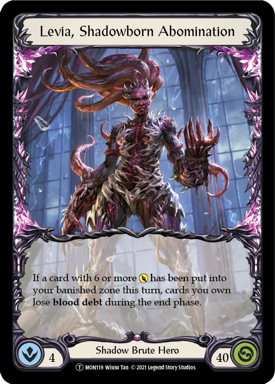 Levia, Shadowborn Abomination // Levia [U-MON119 // U-MON120] Unlimited Normal Flesh And Blood Single Flesh And Blood   