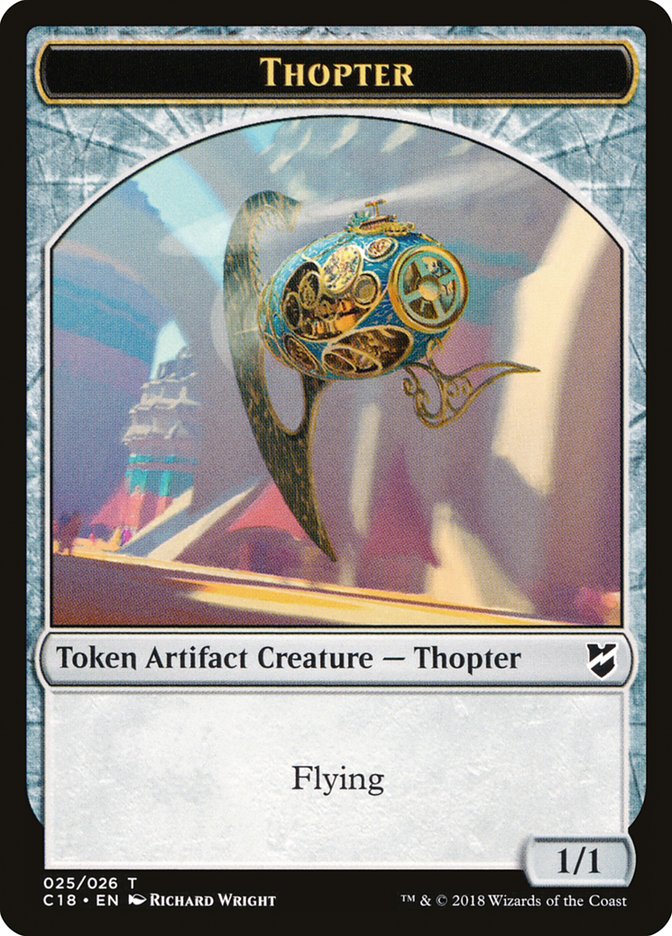 Thopter Token (025/026) [Tokens] Commander 2018 Tokens MTG Single Magic: The Gathering