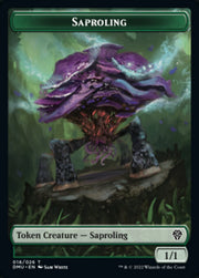 Saproling // Merfolk Double-Sided Token [Tokens] Dominaria United Tokens MTG Single Magic: The Gathering