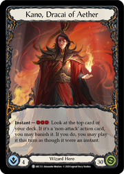 Kano, Dracai of Aether // Viserai, Rune Blood [U-ARC113 // U-ARC075] (Arcane Rising Unlimited) Flesh And Blood Single Flesh And Blood   