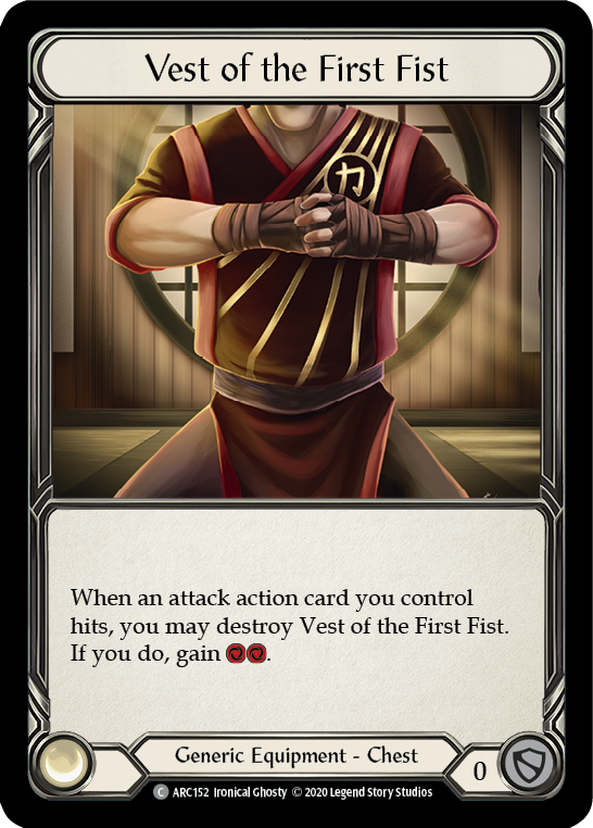 Vest of the First Fist [ARC152] Unlimited Edition Normal Flesh And Blood Single Flesh And Blood   