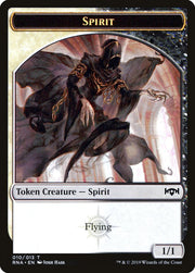 Bat // Spirit (010) Double-Sided Token [Ravnica Allegiance Guild Kit Tokens] MTG Single Magic: The Gathering   
