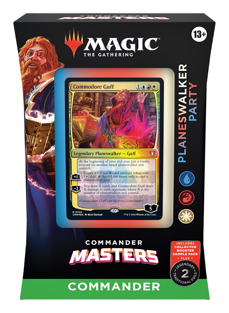MTG Commander Masters Commander Deck: Planeswalker Party MTG Sealed Magic: The Gathering   
