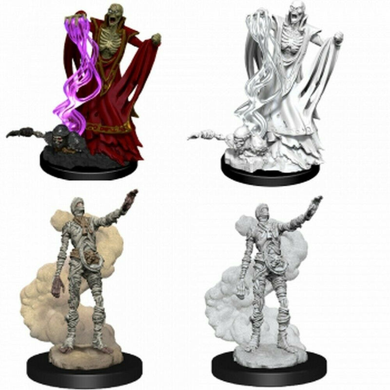D&D Nolzur's Marvelous Miniatures: W11 Lich & Mummy Lord Unpainted Miniatures WizKids