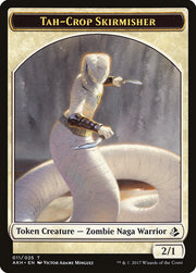 Tah-Crop Skirmisher // Cat Double-Sided Token [Tokens] Amonkhet Tokens MTG Single Magic: The Gathering