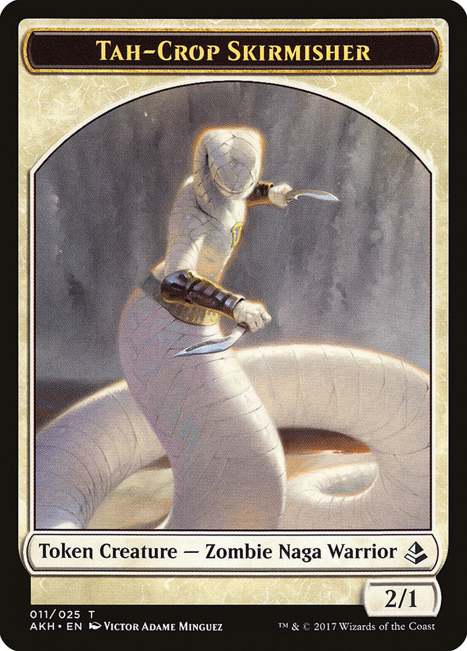 Tah-Crop Skirmisher // Cat Double-Sided Token [Tokens] Amonkhet Tokens MTG Single Magic: The Gathering