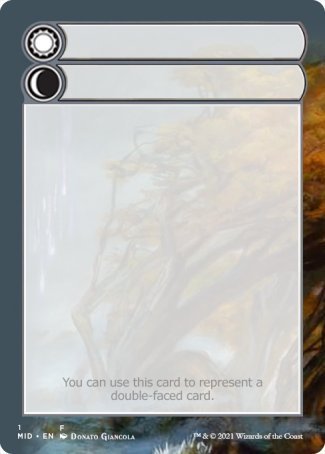 Helper Card (1/9) [Tokens] Innistrad: Midnight Hunt Tokens MTG Single Magic: The Gathering